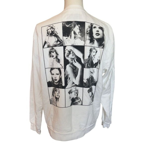 Taylor Swift Eras Tour White Sweatshirt Size Large‎ - Picture 6 of 6